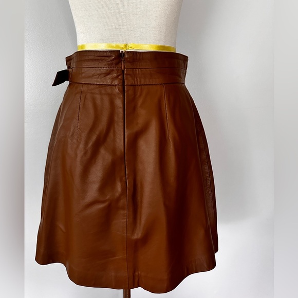 French Connection leather skirt - size 6 - Picture 4 of 6